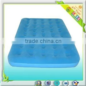 Colorful Inflatable Flocked Queen Size Pvc Air Bed thumbnail-3