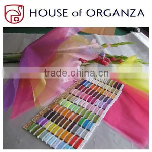 Colorful Organza Sheets for Flower Wrapping With Hot Cut Edge thumbnail-1