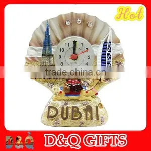 Polyresin Dubai Souvenir Clock thumbnail-1