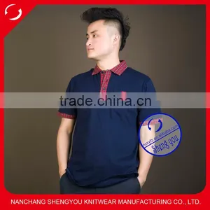 Short Sleeve Wholesale High Quality Custom Mens Polo t Shirt thumbnail-1