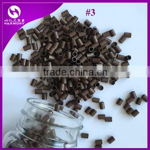 Mini Lock Straight Copper Micro Rings Tube Bead For I Tip Hair Extension Hair Extension Micro Rings Tools thumbnail-4