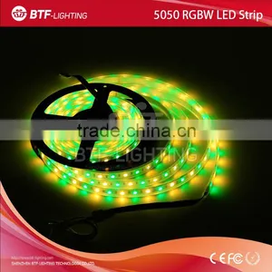 5m 5050 RGBW Led Strip 60leds/m RGB+Warm White Led Strip Tube-Waterproof IP67 White PCB DC12V SMD 5050 Mixed RGB Color thumbnail-5