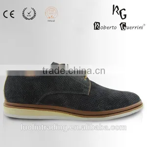 Suede Lace up Stylish Design Custom Casual Shoes thumbnail-4