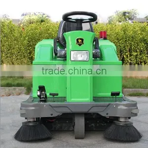 Rechargeable Mini Road Sweeper Road Sweeping Vehicle DQS12 thumbnail-3