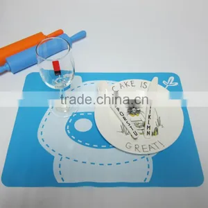 Custom Silicone Baby Placemat One-piece Silicone Placemat thumbnail-2