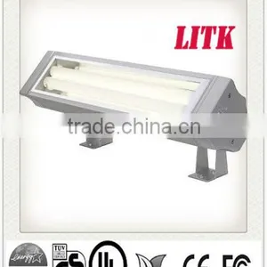 THEOS FLOOD TC-D Wandstrahler, Rechteckig, Anthrazit, G24d-3, 2x26W Floodlight thumbnail-3