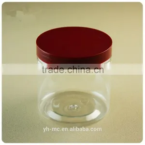 300ml Large PET Plastic Cosmetic Jar With Plastic Cap 68mm thumbnail-5