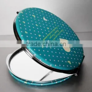 Mini Round Cartoon Emoji Pattern Cosmetic Mirror With Various Design thumbnail-1