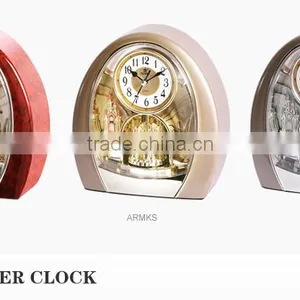 DECORATIVE TABLE CLOCKS PLASTIC CHEAP PRICE thumbnail-1