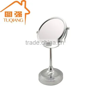 Small Round Desktop Standing Cosmetic Mirror thumbnail-4