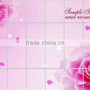 Hot Selling Eco-friendly Non-toxic Flower Kitchen Decor 3D Vinyl Removable Wall Sticker thumbnail-1