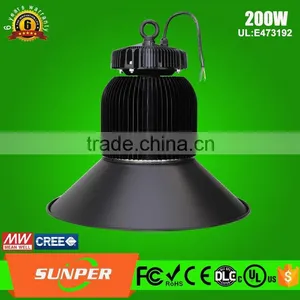 Pure White Color Temperature(CCT) and Aluminum Alloy Lamp Body Material 200w Led High Bay Light Bulb thumbnail-3