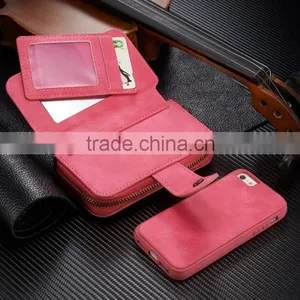 Factory Supply Attractive Flip Wallet Case for Iphone 5se thumbnail-6