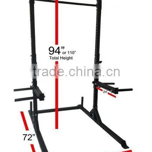 Squat Rack With Pull Up Bar - 1,000 lb Capacity thumbnail-1