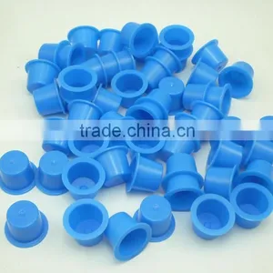 Newest (10mm,15mm,18mm) Clear Red Newest (10mm,15mm,18mm) Clear Red White and Yellow Coolr Plastic Tattoo Ink Cups thumbnail-3