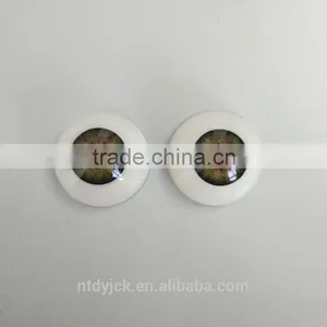 Oval and Round Blue Acrylic Doll Eyes thumbnail-2