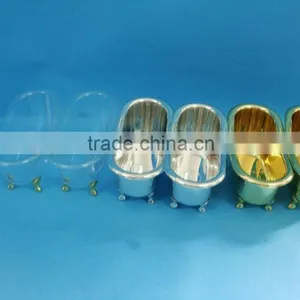 Bathtub Shape Container, Empty Plastic Mini Bathtub Container for Hold Products thumbnail-1