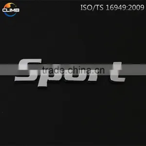 3d Stickers Chrome Car Custom Single Letters Car Emblem thumbnail-4