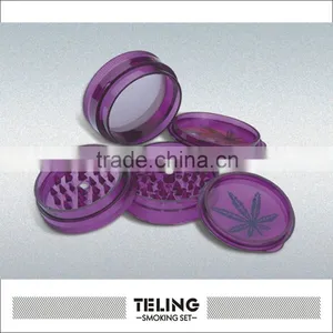 Best Plastic 5 Parts Tobacco Grinder thumbnail-1