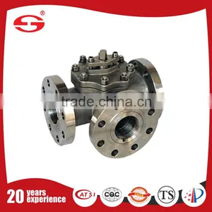 Gear Operation WCB Flange Ball Valve PN16 thumbnail-1