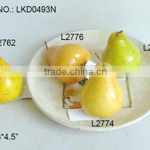 Real Color Artificial Foam Pear Fruits in Assorted Size and Shapes for Display Decoration thumbnail-1