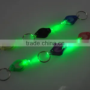 High Brightness Cheap Custom Green Light LED Key Chain KeyChain thumbnail-5
