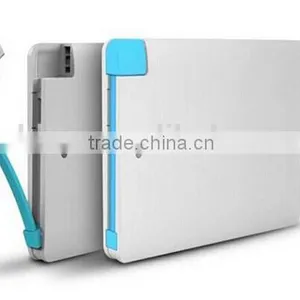 2600mah Powerbank Mini Card Mobile Power Bank External Portable Battery Charger for IPhone 5 5s 6 6+ for IPod IPad Any 5V Device thumbnail-2