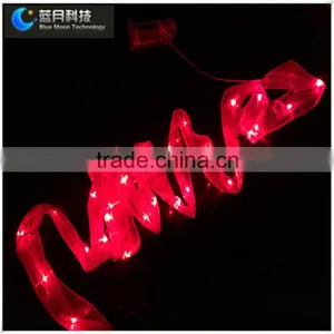 Silver Wire Led String Lights With Ribbon thumbnail-3