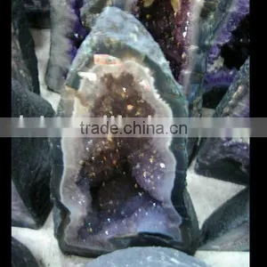 Natural Rock Amethyst Geode thumbnail-1