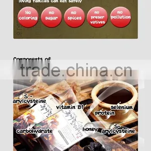 Losing Weight Black Garlic Slices Fermented Garlic Healthy Food 100% Natura thumbnail-3