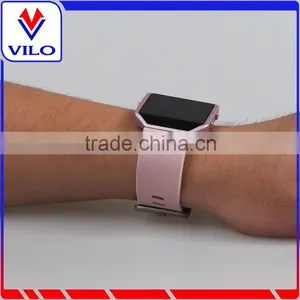 Silicon Replacement Band for Fitbit Blaze With Metal Bumper Small / Large Size thumbnail-6