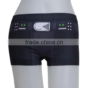Black Polyester Printed Pants thumbnail-1