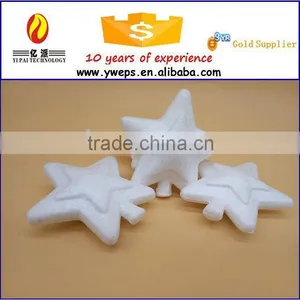 White Styrofoam Hollow Star Shape Wreath Ring/polystyrene Christmas Star thumbnail-2