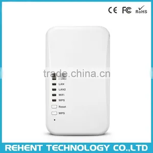 Wallmount 2.4G 27dBm High Power 300M 11N Wireless WiFi Repeater EU/US/AU/UK Power Adapter thumbnail-1