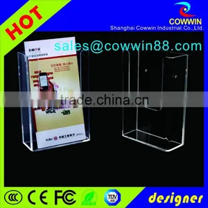Acrylic Poster/menu /sign/leaflet/lable Holder Acrylic a4 Paper Holder for Restaurant thumbnail-1
