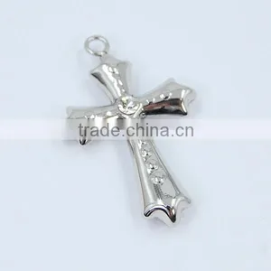 Surgical Steel Cross Pendant thumbnail-1