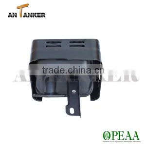 4-Stroke Replacement Gasoline Muffer (with Exhaust Pipe) 18300-ZE1-900 6.5HP 168FB for GX200 thumbnail-1