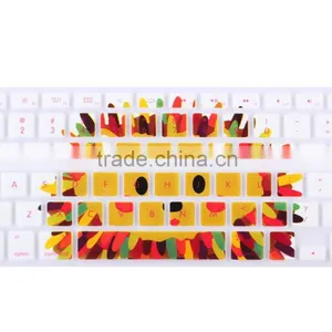 Colorful Printed Silicone Keyboard Cover for Macbook Laptop thumbnail-3