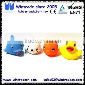 Rubber Toy Squeeze Animal Squirters in the Bathtub thumbnail-1