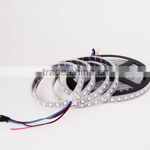 4m DC5V IP65 WS2812B Led Digital Strip,60pcs WS2812B/M With 60pixels;57.6W;BLACK Pcb;waterproof in thumbnail-6