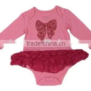 2016 Hot Sale Sweet Bowknot Newborn Baby Clothes thumbnail-1