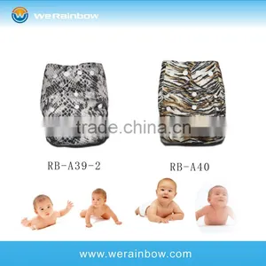 Baby Bamboo Cloth Diaper With Insert thumbnail-1