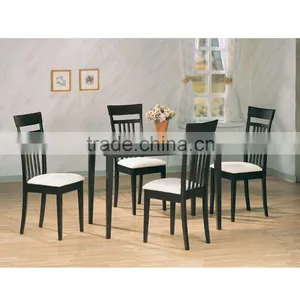 Cream Wooden Restaurant Dining Tables and Chairs YR7005 thumbnail-3
