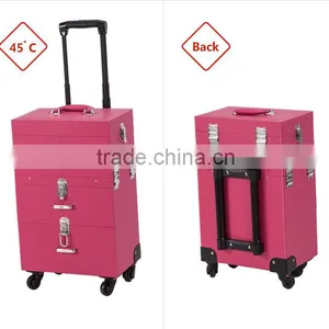 2015 Hot Recommend Pink Pvc Rolling Nail Polish Package Case thumbnail-3