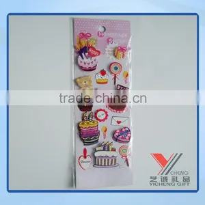 3d New Handmade Sticker, 2015 Cartoon Sticker Paper, Pvc Sticker thumbnail-1