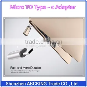 Micro to Type C Adapter USAMS Data Sync Charging USB Type C Male to Micro USB Female Data Adapter Connector thumbnail-1