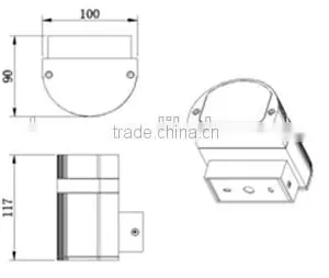 W-043537 6W COB LED IP54 Aluminum Mount Bracket Light for Wall thumbnail-2