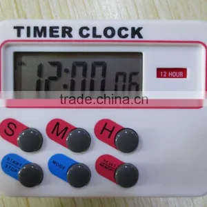 Timer Clock 12 / 24 Hours With Memory Funcation Kitchen Cooking Digital LCD Sport Countdown Calculator thumbnail-1