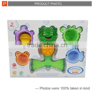 Happy Cartoon Frog Toys With Bath Cup for Baby thumbnail-6