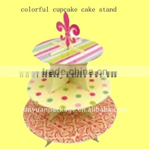Disposable Cupcake Stand,cardboard 3-tier Cupcake Stand,decorative Cupcake Stand thumbnail-1